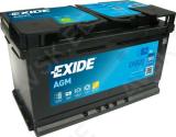EXIDE AGM 82AH 800A 315X175X190 -/+