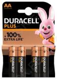 Patarei, duracell plus, lr6, 4tk, aa, 1,5v