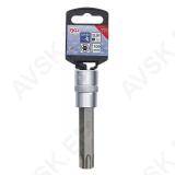 Bit Socket | length 100 mm | 12.5 mm (1/2") Drive | T-Star (for Torx) T70