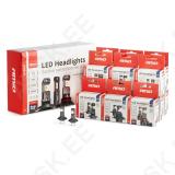 LED esituled hübriidseeria H1 H3 H4 H7 HB3 HB4 6000K Canbus 16 komplekti Amio