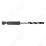 Rock Drill Bit, Ø 4 mm, Tungsten Carbide Tipped, Hexagon Shank