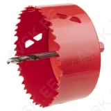 Bi-Metal Hole Saw Ø 100 mm with hexagon adapter and centring drill, cutting depth 40 mm