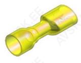 TERMOKAHANEV LAPIK "EMA" KAETUD KOLLANE 6.3X0.8MM 5TK JUHTMEOTSIK M+