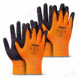 Töökindad PE-lateksvahust 4tk 2 paari, suurus"9" 2132X Amio