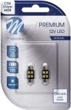 12v sv8.5-8 led pirn 0.5w 31mm c5w canbus premium blister 2tk(osram led) m-tech