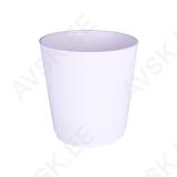 Plant Pot Cover Geometric Earth 20 White