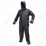 Heavy Duty Rainsuit Navy Stretch S. L