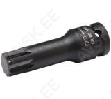 Impact Bit Socket | length 78 mm | 12.5 mm (1/2") Drive | Spline (for XZN) | M18