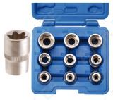 E-padrunvõtmete komplekt 1/2" 9 osa