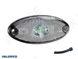 LED gabariittuli Aspöck Flatpoint II 102x46x14 sis. 500 mm kaabel