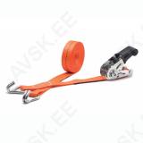Ratchet Tie-Down Strap, 800 kg, 5 m x 25 mm, J-Hooks