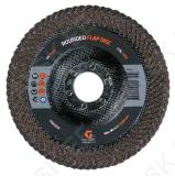 Rounded Flap Disc 125 x 22,23 mm, 40 Grit