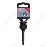 Jõupadrun-otsik 1/2" TORX T30 x 75mm