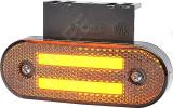 KÜLJETULI 2 RIBA-LED SUUNATULE FUNKTSIOONIGA 115X41MM KOLLANE JALAGA 12/24V 0.5M JUHE