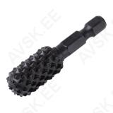 Pear-shaped Rotary Rasp for Wood Ø 12.5 x 22 / 48 mm, hexagon shank