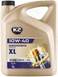 K2 10w40 semisynthetic xl sl/cf/cf-4 5l (poolsünt.)