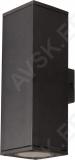 230V VÄLISVALGUSTI SEINALE QUAZAR 4 GRAFIIT GU10 MAX 2X50W 260X90XMM IP44 KOBI