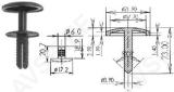 Tüübel polstrile 6mm 1tk dobmar