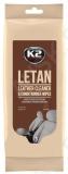 K2 letan leather cleaner wipes nahapuhastuslapid 24tk