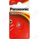 Tablett-patarei, panasonic, 1.55v, sr41sw, 1tk