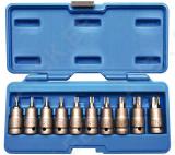 Jõupadrun-otsikud 1/2" 10 osa TORX T20-T70