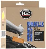 K2 duraflex orange medium abrasive poleerimispadi 150x50mm m14