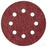 Lihvpaberketas Ø 125mm 5tk velcro 8 ava K240