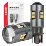 LED CANBUS T10 16SMD 32016 luubiga Valge 12V/24V Amio