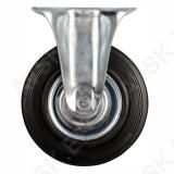 Fixed Caster W. Black Rubber 160mm