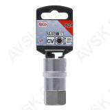 Bit Socket | 12.5 mm (1/2") | internal Hexagon 24 mm