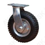 Polyurethane caster wheel, swivel 8"