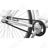 Osłona otulina łańcucha 1/2x/1/8 clip-on 120 l