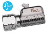 PUMPAMISOTSIK. RP 1/4"-SISEK. SIRGE. LUKUSTIGA. KIIRPAIGALDUS. 360°. PCL CH2A01