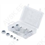 Nut Assortment | self-locking | Metric | M4 - M12 | 53 pcs.