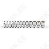 Padrunvõtmete komplekt Gear Lock 1/4" 13 osa