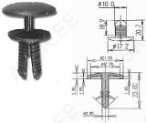 Tüübel polstrile 10mm 1tk dobmar