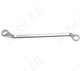Double Ring Spanner, deep offset ends | 8 x 9 mm