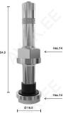 TL-VENTIIL VEOAUTO VALUV. 60MS. AVA 9.7MM. SIRGE L=60MM. ALCOA