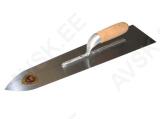 Floor levelling smoother 550 x 120 mm, pointed tip, aluminium support