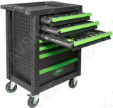 172-OS. TÖÖRIISTAKÄRU TÖÖRIISTADEGA MUST-ROHELINE. PERFOSEINAD JBM