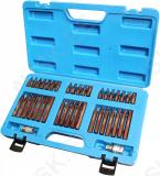 40-OS. 10MM(3/8") TORX. KUUSKANT. 12-TÄHIK OTSIKUTE KOMPL. S2 PRO TRIUMF