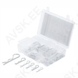 Spring Split Pin Assortment | Ø 1.2 - 3.0 mm | 48 pcs.