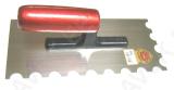 Notched trowel 280 × 130 mm, nr. 32 15 × 20 × 30 mm notches