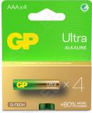 Patarei gp aaa/lr03 4tk ultra alkaline