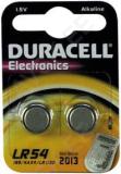 Tablett-patarei, duracell, lr54, 1.5v, 2tk