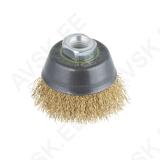 Brass Wire Cup Brush Ø70mm thread M14