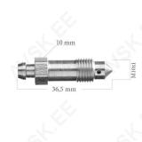 Õhutuskruvi M10X1 L=36,5 sw10