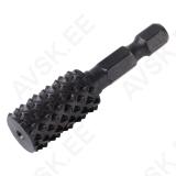 Cylindrical Rotary Rasp for Wood Ø 13 x 22 / 48 mm, hexagon shank