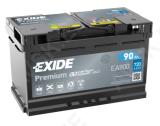 Exide 90ah 900a pre 315x175x190 -/+