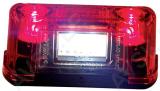 NUMBRITULI 4-LED 12-24V PUNANE